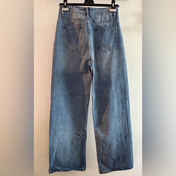 Good 90s High rise Wide leg Jeans with excellent condition - Picture 3 of 7